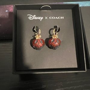Coach Poison Apple Earrings - NWT